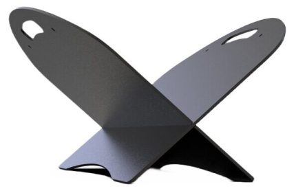 Kaminholzregal aus Metall Kaminholzständer