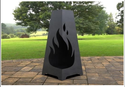 Gartenfeuerschale Feuerkorb Feuerstelle stabiler Stand Model: Flamme