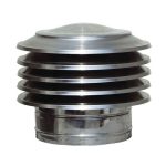 Lamellenhaube Kaminaufsatz DN 150 mm Kaminabdeckung Edelstahl Schornsteinaufsatz Kaminhaube Kaminhut